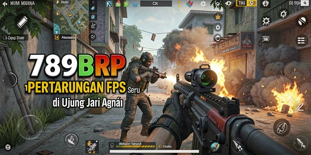 Tangkapan layar menunjukkan aksi intens dalam 789RP dengan grafis menawan.