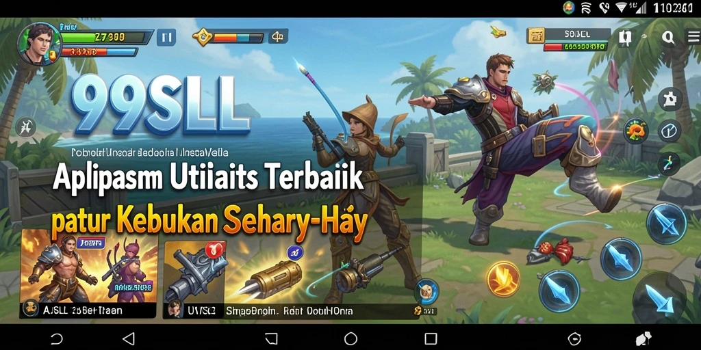Tampilan modern dan fungsional dari aplikasi Utility 99SLL.
