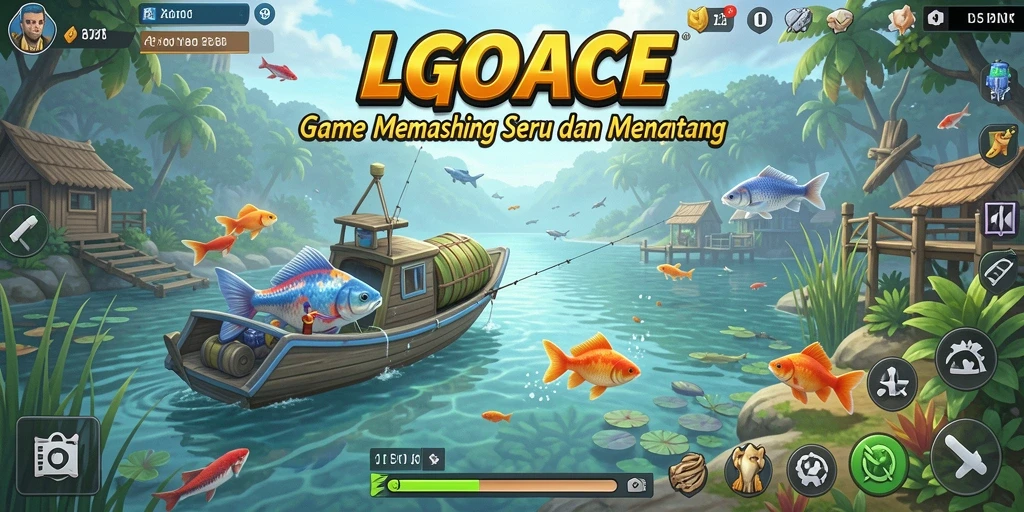 Tangkapan ikan yang menakjubkan dalam LGOACE dengan grafis yang memukau.
