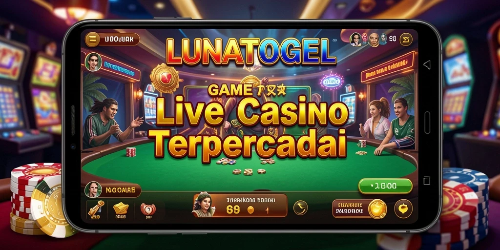 Gameplay real-time LUNATOGEL dengan dealer live di kasino.