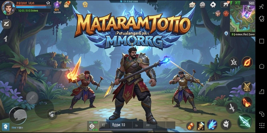 Tangkapan layar menunjukkan aksi seru dalam PETUALANGAN MATARAMTOTO.