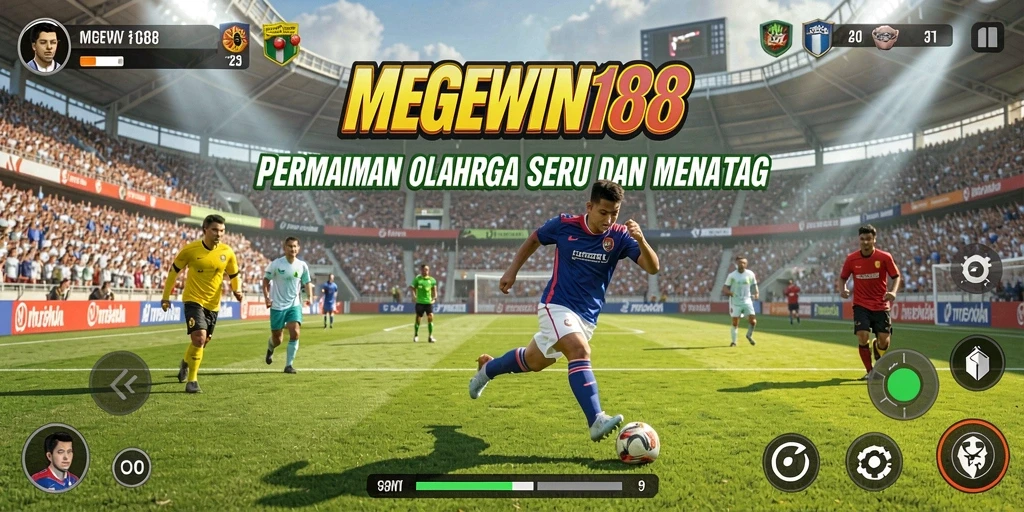 Tampilan menarik dari gameplay olahraga MEGEWIN188 yang kompetitif.