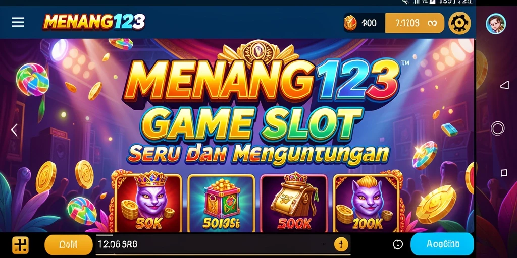 Tampilan menarik dari gameplay Slot MENANG123 yang mengasyikkan.