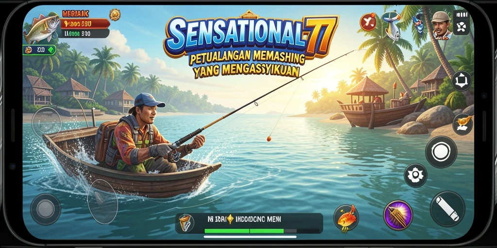 Tangkapan besar di <strong>SENSATIONAL77</strong> saat bermain di pantai.