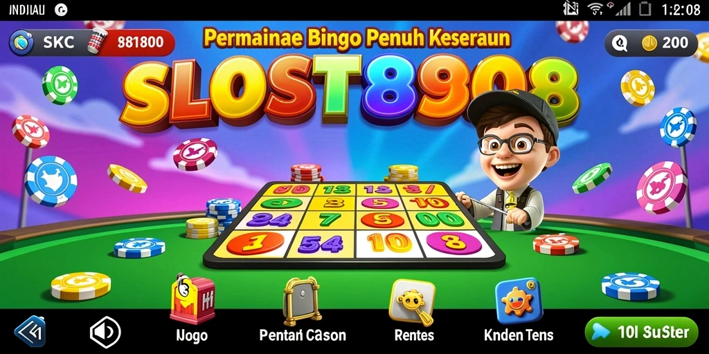 Tampilan gameplay Bingo yang menarik dan interaktif di SLOST8808.